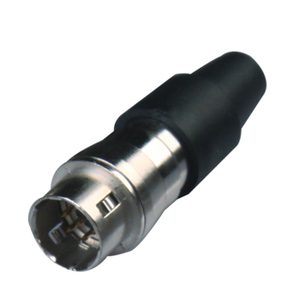 Mini push pull Straight plug,Male,Shell size 1,Solder pins