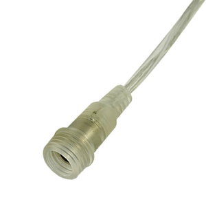 Waterproof DC connector, Female socket, Molded straight,Solder pins,IP67