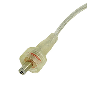 Waterproof DC connector, Male plug, Molded straight,Solder pins,IP67