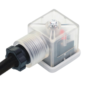 Valve plug cable with LED,A Type, 2+PE,3+PE